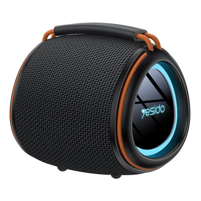 Enceinte Bluetooth Portable 8W Compacte Bluetooth 5.3 Avec Éclairage RGB Et Modes De Lecture Multiples - www.yonis-shop.com