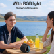 Enceinte Bluetooth Portable 8W Compacte Bluetooth 5.3 Avec Éclairage RGB Et Modes De Lecture Multiples - www.yonis-shop.com