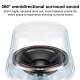 Enceinte Sans Fil Magnétique Portable Pour Musique Avec Son Surround 360° Autonomie 12 H Et Résistance IPX6 - www.yonis-shop.com