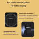 Enceinte Karaoké Portable Bluetooth Avec Deux Microphones Sans Fil UHF 10 W Autonomie 5 À 10 Heures - www.yonis-shop.com