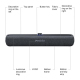 Enceinte Bluetooth De Bureau 20 W Avec 7 Heures D Autonomie Appels Mains Libres Et Lecture Par Carte TF - www.yonis-shop.com