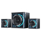 Enceinte Bluetooth 2.1 40 W Pour Musique Films Et Jeux Avec Caisson De Basses Éclairage RGB Et AUX USB TF - www.yonis-shop.com