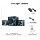 Enceinte Bluetooth 2.1 40 W Pour Musique Films Et Jeux Avec Caisson De Basses Éclairage RGB Et AUX USB TF - www.yonis-shop.com