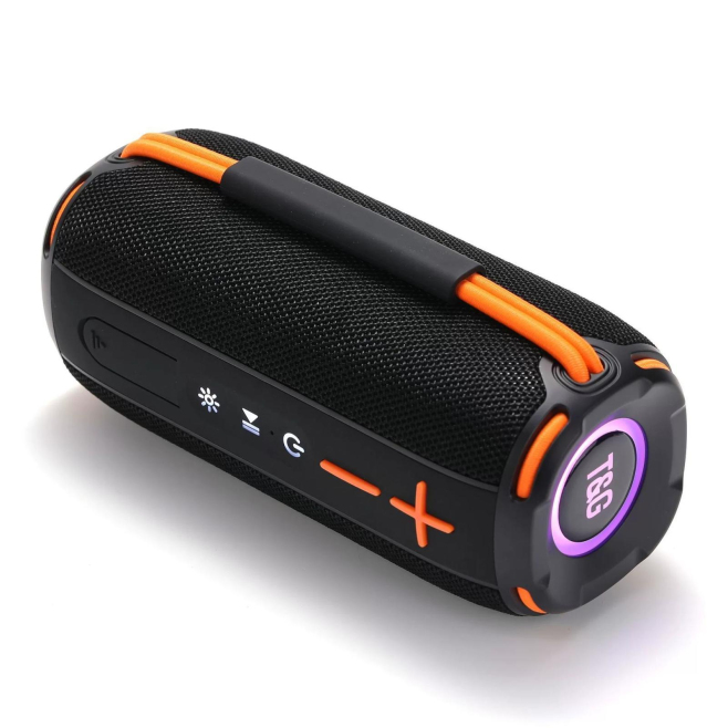 Enceinte Bluetooth Portable Pour Extérieur Avec Radio FM Lecteur USB Carte TF Lumières LED Et Appairage TWS - www.yonis-shop.com