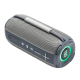Enceinte Bluetooth Portable Pour Extérieur Avec Radio FM Lecteur USB Carte TF Lumières LED Et Appairage TWS - www.yonis-shop.com