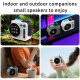 Enceinte Bluetooth Portable Écran LED Bluetooth 5.4 Boîtier Aluminium 5 W Autonomie 3 À 5 Heures Connexions USB TF Type-C - w...