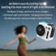 Enceinte Bluetooth Portable Écran LED Bluetooth 5.4 Boîtier Aluminium 5 W Autonomie 3 À 5 Heures Connexions USB TF Type-C - w...