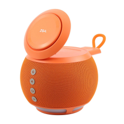 Enceinte Bluetooth Avec Chargeur Sans Fil 15 W Pour Téléphone Montre Et Écouteurs Son HiFi Orange - www.yonis-shop.com