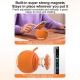 Enceinte Bluetooth Avec Chargeur Sans Fil 15 W Pour Téléphone Montre Et Écouteurs Son HiFi Orange - www.yonis-shop.com