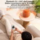 Enceinte Bluetooth Avec Chargeur Sans Fil 15 W Pour Téléphone Montre Et Écouteurs Son HiFi Orange - www.yonis-shop.com