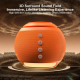 Enceinte Bluetooth Avec Chargeur Sans Fil 15 W Pour Téléphone Montre Et Écouteurs Son HiFi Orange - www.yonis-shop.com