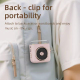 Enceinte Bluetooth Portable 5W Avec Horloge Radio FM Veilleuse Magnétique Et Clip 3 À 6H D’Autonomie - www.yonis-shop.com