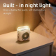Enceinte Bluetooth Portable 5W Avec Horloge Radio FM Veilleuse Magnétique Et Clip 3 À 6H D’Autonomie - www.yonis-shop.com