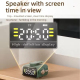 Enceinte Bluetooth Portable 5W Avec Horloge Radio FM Veilleuse Magnétique Et Clip 3 À 6H D’Autonomie - www.yonis-shop.com