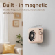 Enceinte Bluetooth Portable 5W Avec Horloge Radio FM Veilleuse Magnétique Et Clip 3 À 6H D’Autonomie - www.yonis-shop.com