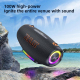 Enceinte Bluetooth Portable Extérieure 100 W Avec Éclairage RGB Son HiFi Et Batterie 24000 mAh - www.yonis-shop.com