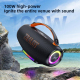 Enceinte Bluetooth Portable 100 W Pour Extérieur Avec Éclairage RGB Batterie 24000 mAh Et Audio HiFi - www.yonis-shop.com