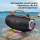 Enceinte Bluetooth Portable 100 W Pour Extérieur Avec Éclairage RGB Batterie 24000 mAh Et Audio HiFi - www.yonis-shop.com