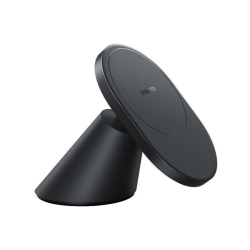 Chargeur Sans Fil Magnétique Pour Voiture Recharge Rapide 30W Rotation 360° Fixation Clip Ou Adhésive