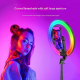 Anneau Lumineux RGB Pour Smartphone Avec Trépied Télécommande Pour Streaming En Direct Et Selfies - www.yonis-shop.com