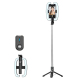 Trépied Téléphone Avec Anneau Lumineux Pour Live Streaming Rotation À 360 Degrés 9 Intensités Télécommande Bluetooth Recharge...