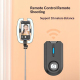 Trépied Téléphone Avec Anneau Lumineux Pour Live Streaming Rotation À 360 Degrés 9 Intensités Télécommande Bluetooth Recharge...