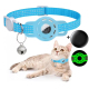 Collier Traceur Pour Chat Compatible Apple Find My Et AirTag Avec Bandes Réfléchissantes Et Boucle Anti Étranglement - www.yo...