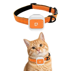 Collier GPS 4G Pour Animaux Avec Localisation WiFi Alerte SOS Clôture Électronique Et 25 Jours D’Autonomie