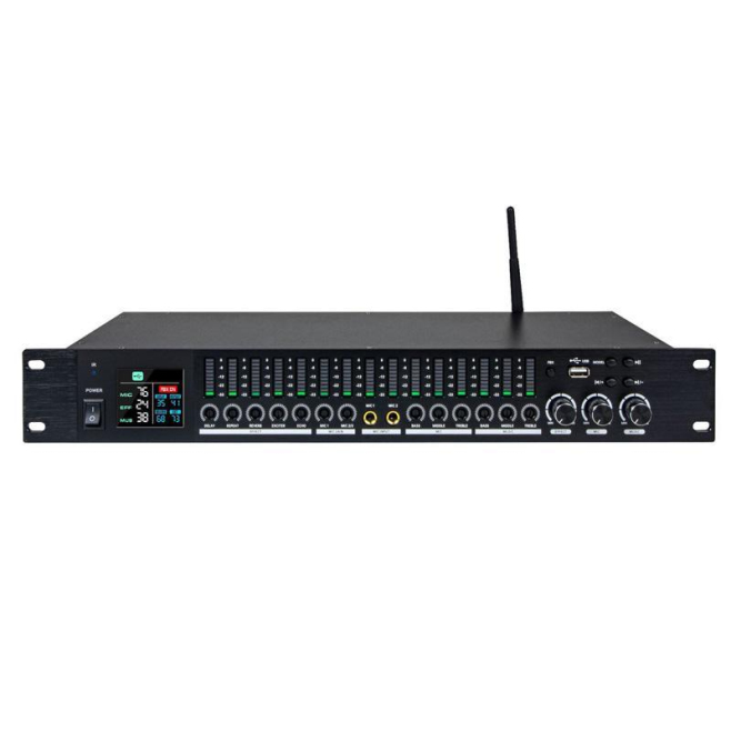 Préamplificateur Audio Pour Microphone Avec Suppresseur De Larsen Égaliseur 3 Bandes Et Sortie Caisson - www.yonis-shop.com