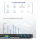 Processeur Audio Anti Larsen Pour Chant Et Scène Bluetooth USB Réverbération Double Et Égaliseur Micro 6 Bandes - www.yonis-s...