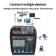 Table De Mixage Audio 4 Canaux Pour Streaming Live Avec Réverbération Bluetooth Égaliseur Sortie Casque Et Alimentation USB -...