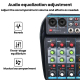Table De Mixage Audio 4 Canaux Pour Streaming Live Avec Réverbération Bluetooth Égaliseur Sortie Casque Et Alimentation USB -...