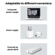 Table De Mixage Audio 4 Canaux Pour Streaming Live Avec Réverbération Bluetooth Égaliseur Sortie Casque Et Alimentation USB -...