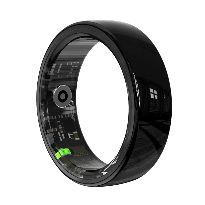 # Bague Connectée Suivi Cardiaque Sommeil Oxygène Sanguin Santé Féminine Étanchéité 5 ATM Taille 6 - www.yonis-shop.com