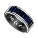Bague Connectée Taille 10 Pour Suivi Cardiaque Sommeil Et Oxygène Sanguin IP68 Modes Sportifs Et Autonomie 4 À 5 Jours - www....