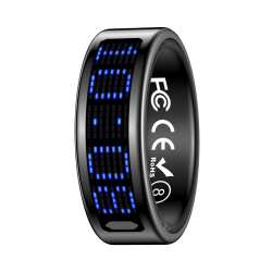 Bague Connectée Taille 14 Avec Suivi Du Rythme Cardiaque Du Sommeil De L’Oxygène Sanguin Modes Sportifs Et Étanchéité IP68