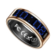 Bague Connectée Taille 14 Avec Suivi Du Rythme Cardiaque Du Sommeil De L’Oxygène Sanguin Modes Sportifs Et Étanchéité IP68 - ...
