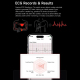 Bracelet Connecté Santé Avec Analyse ECG Suivi Cardiaque Sommeil Et Oxygène IP68 Autonomie 7 À 15 Jours - www.yonis-shop.com