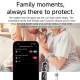 Bracelet Connecté Sans Écran Pour Homme Et Femme Avec Suivi Cardiaque Sommeil Saturation En Oxygène Et Activité IP68 - www.yo...