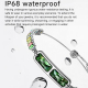 Bracelet Connecté Sans Écran Pour Homme Et Femme Avec Suivi Cardiaque Sommeil Saturation En Oxygène Et Activité IP68 - www.yo...