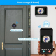 Judas Vidéo Connecté Sans Fil Avec Écran HD 4,3 Pouces Vision Panoramique 360° Détection PIR Audio Bidirectionnel WiFi 2,4 GH...
