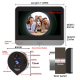 Judas Vidéo Connecté Sans Fil Avec Écran HD 4,3 Pouces Vision Panoramique 360° Détection PIR Audio Bidirectionnel WiFi 2,4 GH...