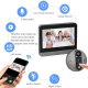 Sonnette Vidéo Sans Fil Avec Écran 4,3 Pouces Vision Nocturne WiFi 3 MP Et Détection PIR - www.yonis-shop.com