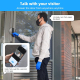 Sonnette Vidéo Sans Fil Avec Écran 4,3 Pouces Vision Nocturne WiFi 3 MP Et Détection PIR - www.yonis-shop.com