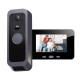 Visiophone Vidéo WiFi Avec Écran 4 Pouces Audio Bidirectionnel Détection PIR Double Batterie IP65 - www.yonis-shop.com