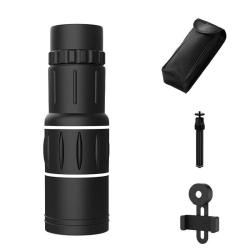 Monoculaire 16x52 Pour Vision Nocturne Basse Lumière Et Photos Au Smartphone Objectif 42 Mm Prisme BAK4 Mise Au Point Rapide ...