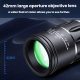 Monoculaire 16x52 Pour Vision Nocturne Basse Lumière Et Photos Au Smartphone Objectif 42 Mm Prisme BAK4 Mise Au Point Rapide ...