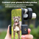 Monoculaire 8x Compact Pour Observation Avec Vision Nocturne À Faible Luminosité Objectif XP5 Et Support Téléphone - www.yoni...