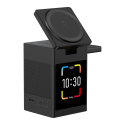 Station De Charge Sans Fil 3 En 1 Avec Enceinte Bluetooth 5.3 Et Écran Tactile Charge Trois Appareils Jusqu’à 15 W - www.yoni...