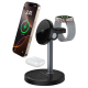 Chargeur Sans Fil Magnétique 3 En 1 Qi Jusqu’à 15W Avec Angle Réglable Et Position Horizontale Ou Verticale - www.yonis-shop.com